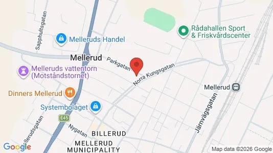 Apartments for rent i Mellerud - kort over placeringen