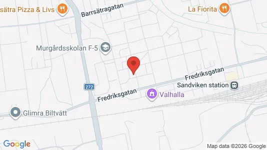 Apartments for rent i Sandviken - kort over placeringen