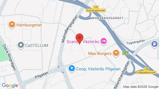 Apartments for rent i Köping - kort over placeringen