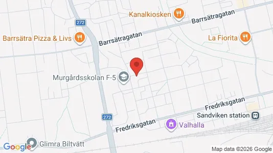 Apartments for rent i Sandviken - kort over placeringen