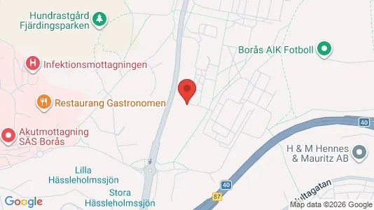 Apartments for rent i Borås - kort over placeringen