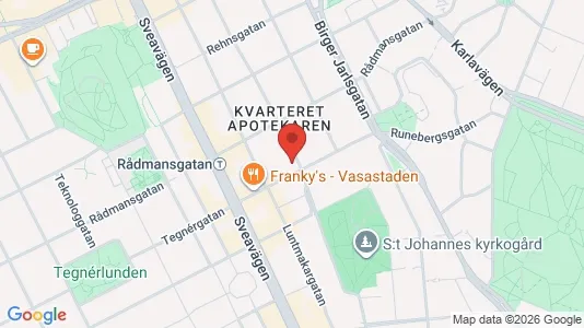 Apartments for rent i Vasastan - kort over placeringen