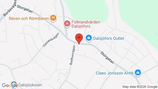 Apartments for rent i Borås - kort over placeringen