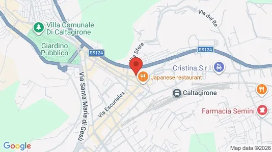 Apartments for rent i Caltagirone - kort over placeringen