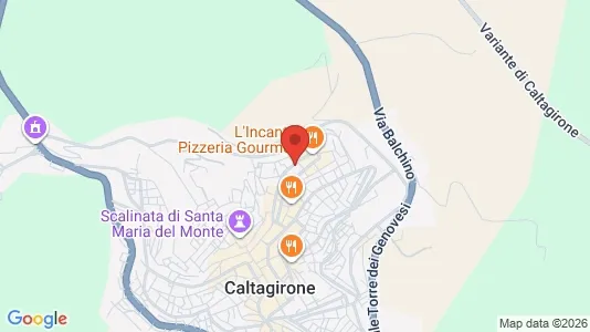 Apartments for rent i Caltagirone - kort over placeringen