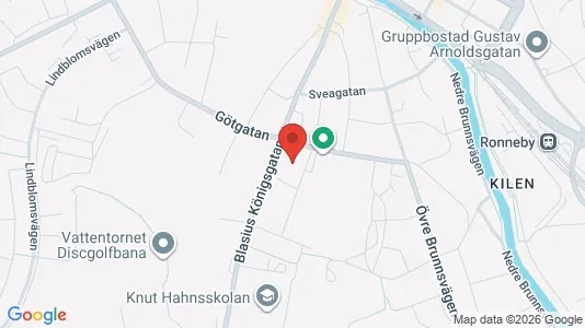 Apartments for rent i Ronneby - kort over placeringen