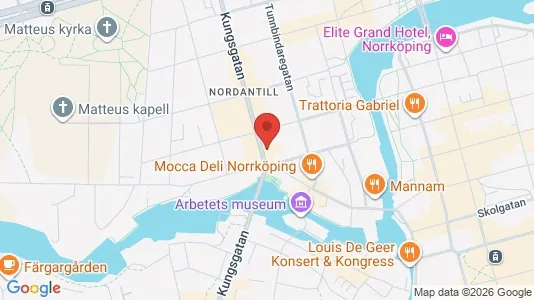 Apartments for rent i Norrköping - kort over placeringen
