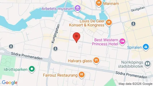 Apartments for rent i Norrköping - kort over placeringen
