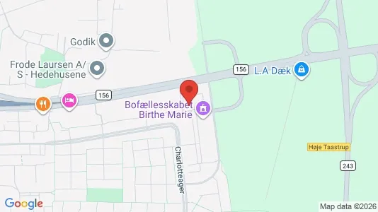 Apartments for rent i Hedehusene - kort over placeringen
