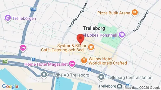 Apartments for rent i Trelleborg - kort over placeringen