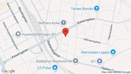 Apartments for rent i Gävle - kort over placeringen