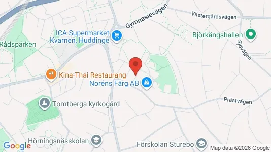 Apartments for rent i Huddinge - kort over placeringen