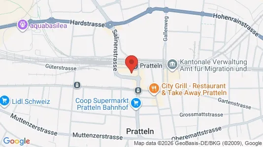 Apartments for rent i Liestal - kort over placeringen
