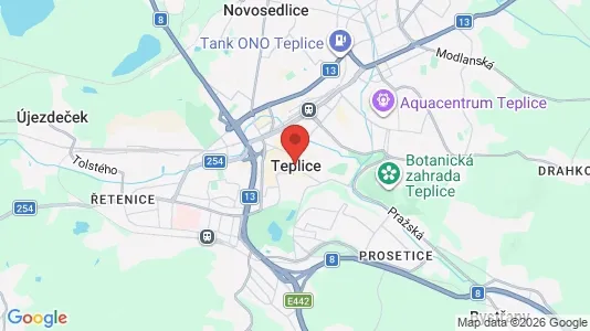 Apartments for rent in Teplice - Photo from Google Street View