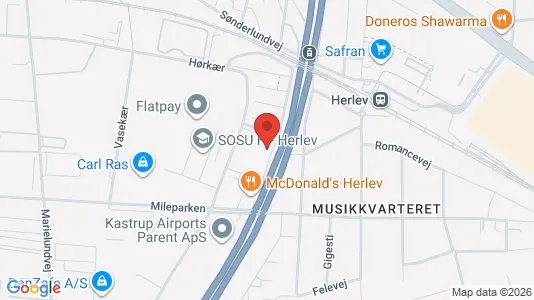 Apartments for rent i Herlev - kort over placeringen