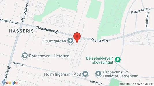 Apartments for rent i Aalborg Center - kort over placeringen