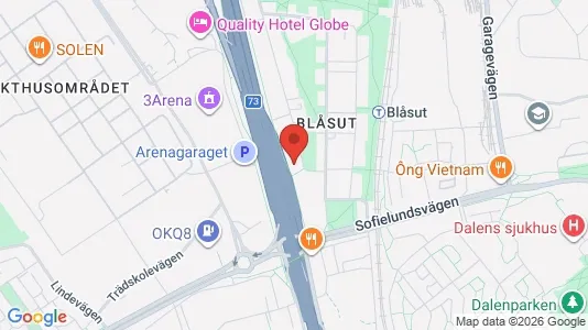 Apartments for rent i Stockholm South - kort over placeringen