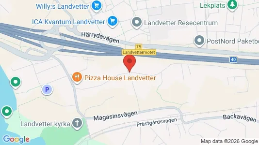 Apartments for rent i Härryda - kort over placeringen