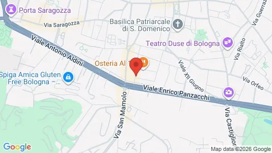 Apartments for rent i Bologna - kort over placeringen