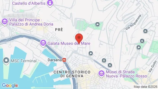Apartments for rent i Genoa - kort over placeringen