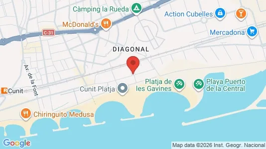 Apartments for rent in Cunit - Photo from Google Street View
