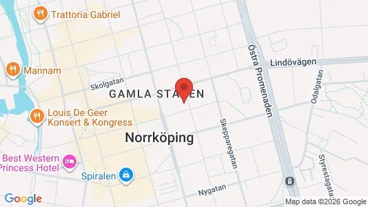 Apartments for rent i Norrköping - kort over placeringen