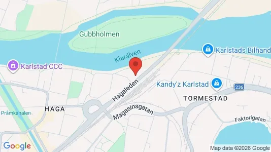 Apartments for rent i Karlstad - kort over placeringen