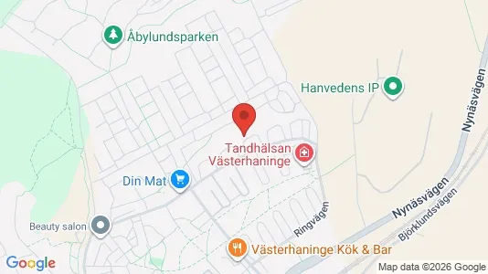 Apartments for rent i Haninge - kort over placeringen
