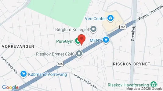 Apartments for rent i Risskov - kort over placeringen