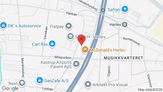 Apartments for rent i Herlev - kort over placeringen