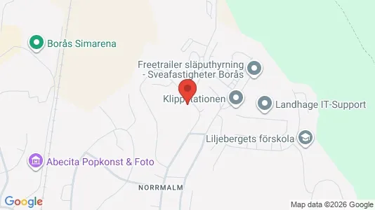 Apartments for rent i Borås - kort over placeringen