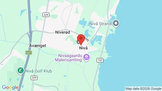 Apartments for rent i Nivå - kort over placeringen