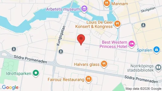 Apartments for rent i Norrköping - kort over placeringen