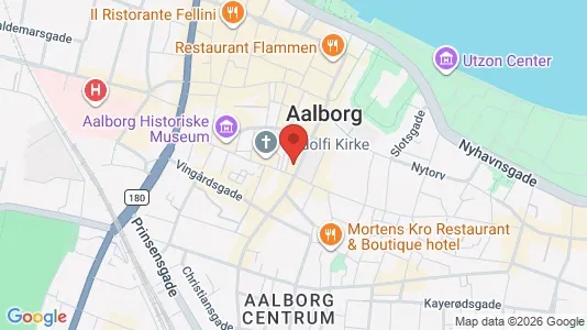 Apartments for rent i Aalborg Center - kort over placeringen