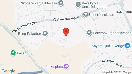 Rooms for rent i Uddevalla - kort over placeringen