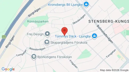 Apartments for rent i Ljungby - kort over placeringen