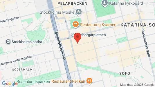 Apartments for rent i Södermalm - kort over placeringen