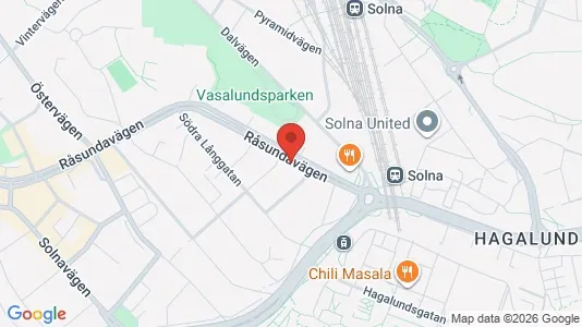 Apartments for rent i Solna - kort over placeringen