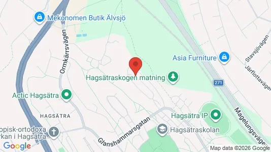 Apartments for rent i Stockholm South - kort over placeringen