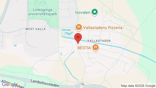 Apartments for rent i Linköping - kort over placeringen