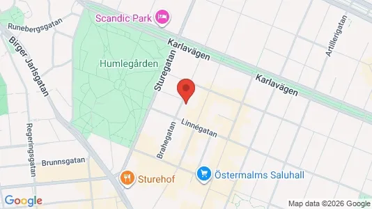 Apartments for rent i Östermalm - kort over placeringen