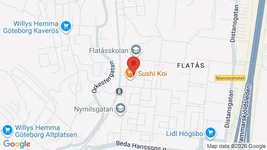 Apartments for rent i Askim-Frölunda-Högsbo - kort over placeringen