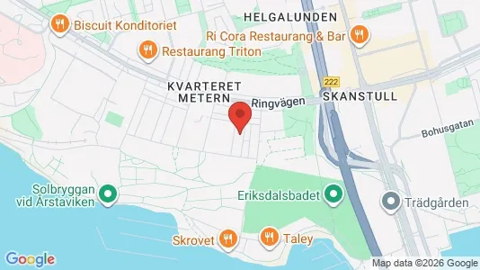 Apartments for rent i Södermalm - kort over placeringen