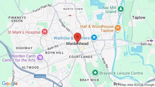 Apartments for rent i Maidenhead - Berkshire - kort over placeringen