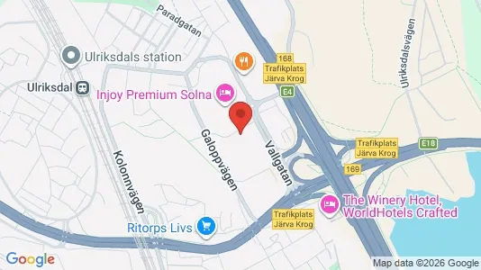 Apartments for rent i Solna - kort over placeringen
