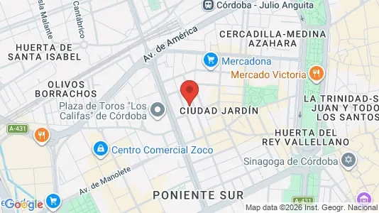 Rooms for rent in Córdoba - Photo from Google Street View