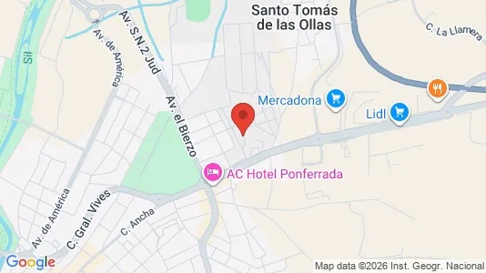 Rooms for rent in Ponferrada - Photo from Google Street View