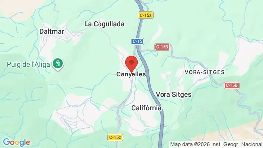 Houses for rent in Canyelles - Photo from Google Street View