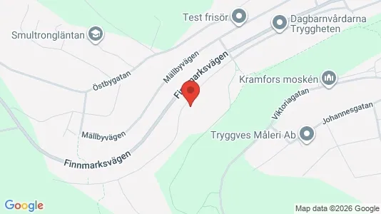 Apartments for rent i Kramfors - kort over placeringen