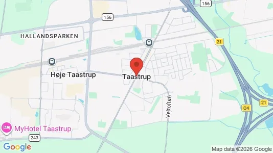 Apartments for rent i Taastrup - kort over placeringen